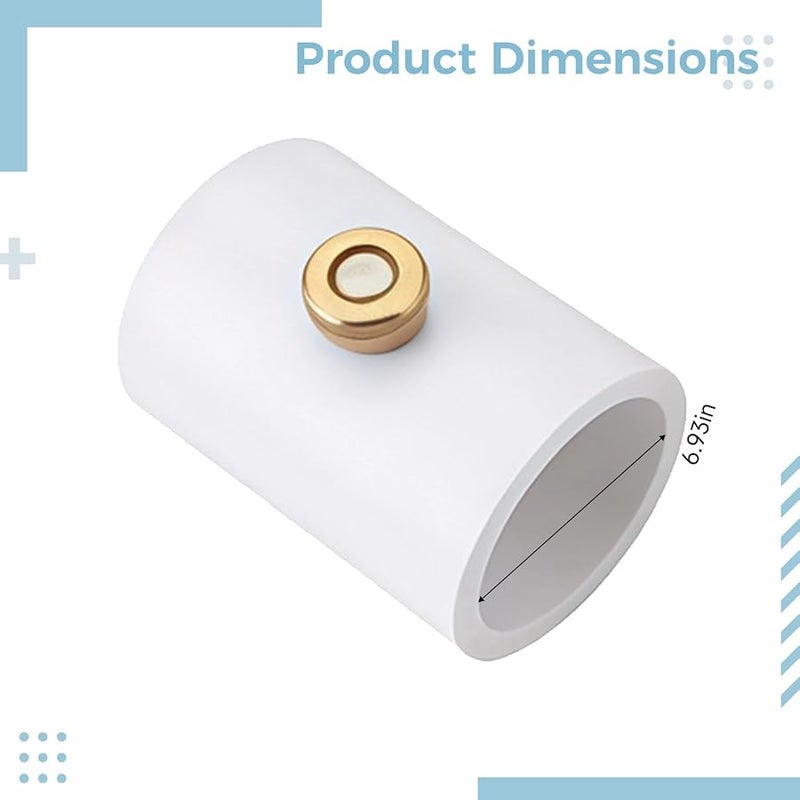 فوهات رش من النحاس والبولي فينيل كلوريد 10 قطع، خيط قياسي 1/2 بوصة لتبريد حديقة الفناء - Image 4